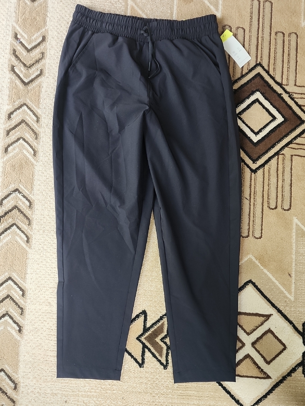 All in motion Black Elastic Waist Drawstring Pants